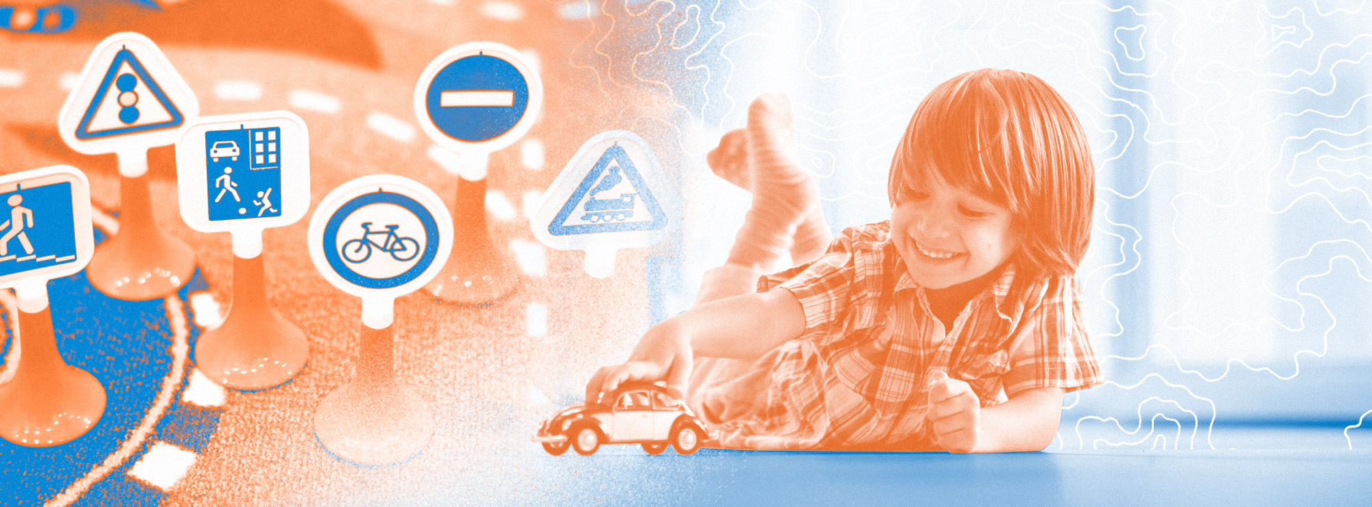 Полноразмерная обложка поста на тему: Как рассказать ребёнку о правилах дорожного движения