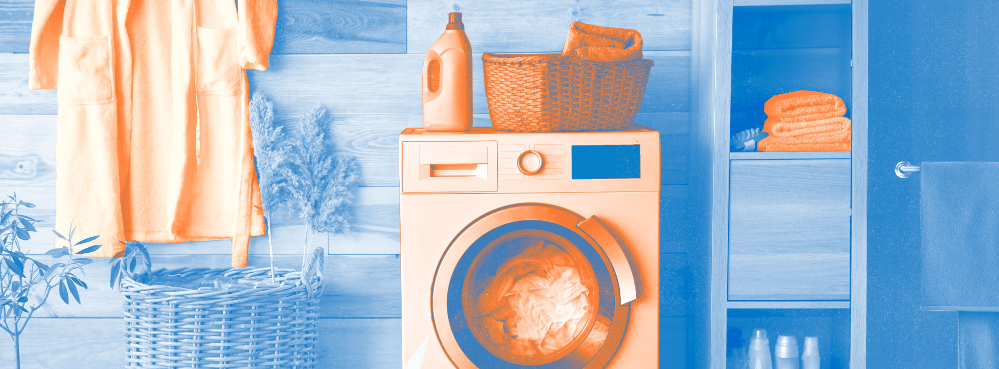 Полноразмерная обложка поста на тему: Как найти место для стиральной машины в маленьком санузле