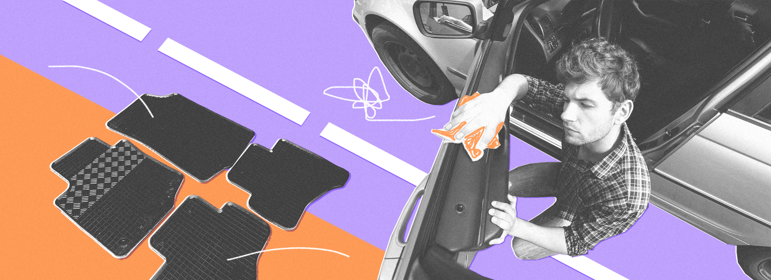 Полноразмерная обложка поста на тему: Химчистка салона автомобиля своими руками