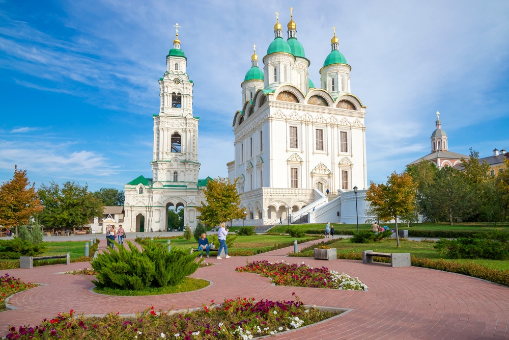 Фото кафедрального Успенского собора в Астраханском кремле