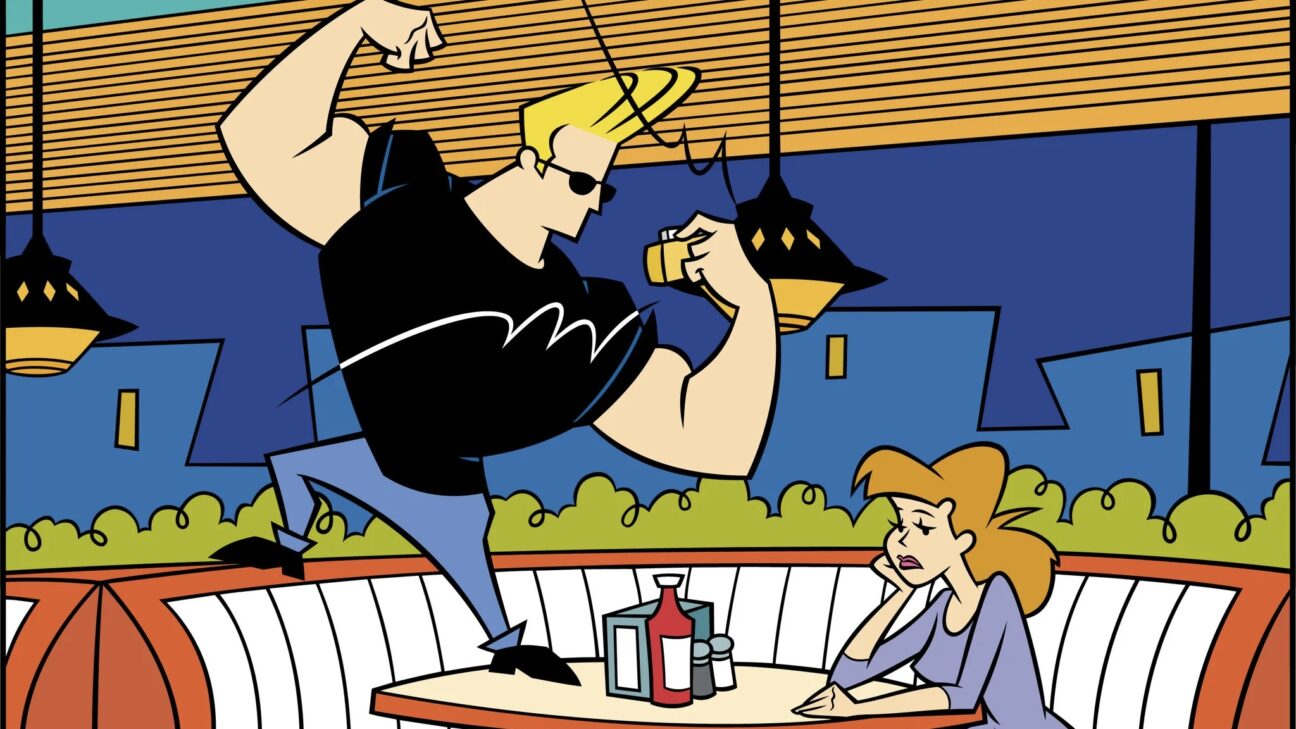 Better john. Мультик великолепный Джони. Лучший мультик тест. Johnny Bravo Pig. Мультфильм Джони Нейрон.