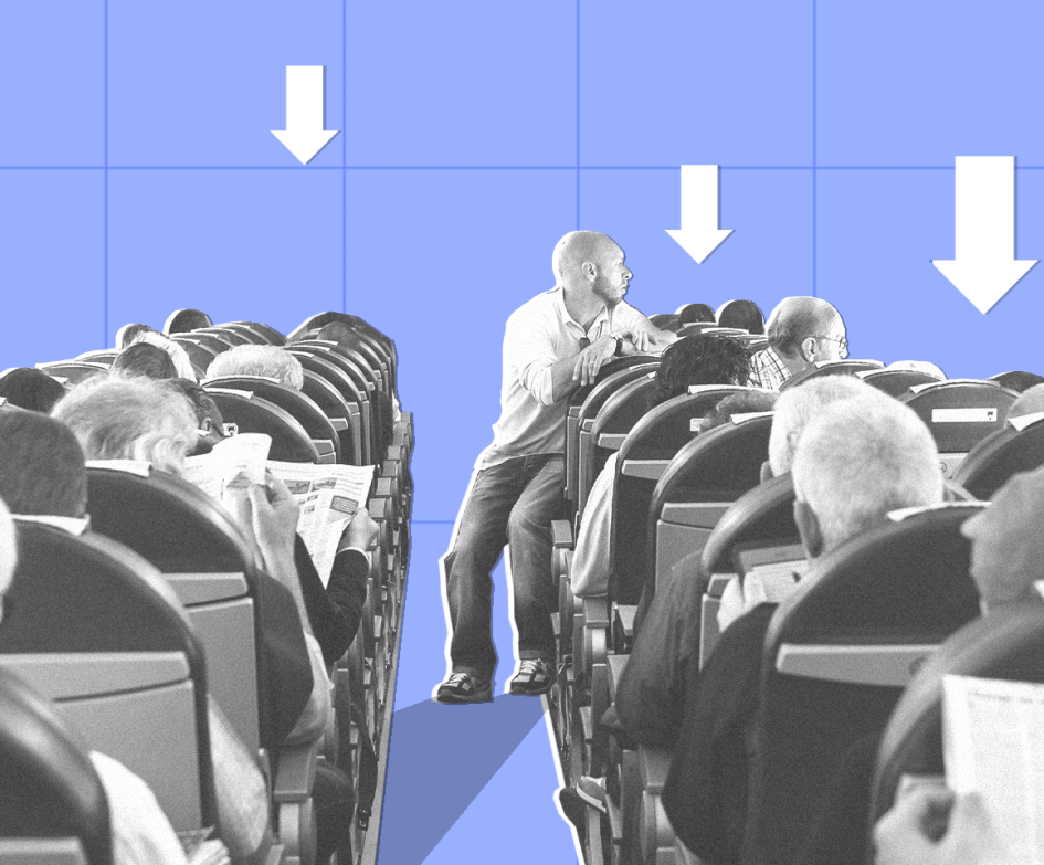Квадратная обложка поста на тему: Выбираем лучшие места в самолёте