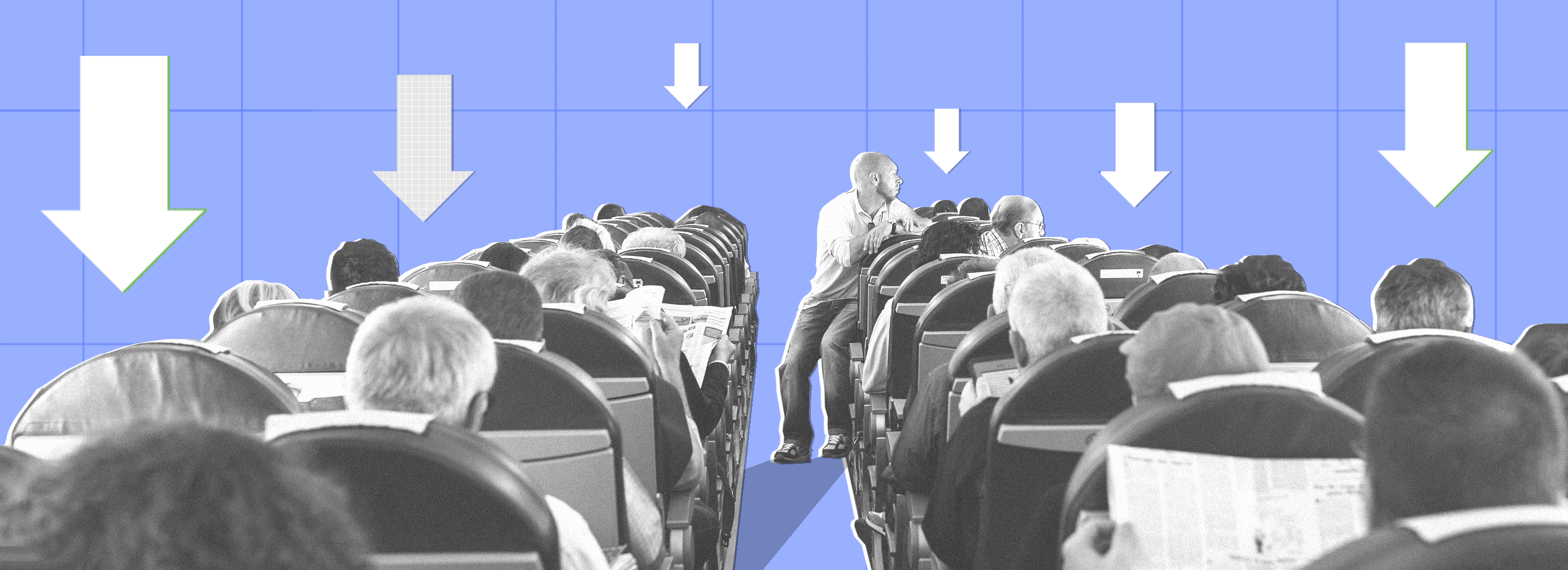 Полноразмерная обложка поста на тему: Выбираем лучшие места в самолёте